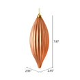 thumbnail image 3 of Vickerman M183258S 8 in. Rose Gold Shiny Line Finial Ornament  4 per Bag, 3 of 3