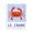 Le Crabe nautical crab, variant on Stupell Industries Le Homard Nautical Stripes Canvas Wall Art, design by Kim Allen