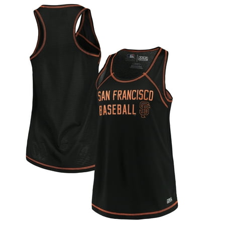 - Women's Majestic Black San Francisco Giants TX3 Cool Fabric Scoop Neck Tank Top