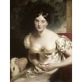 thumbnail image 2 of Lawrence, Sir Thomas 12x14 Gold Ornate Wood Framed with Double Matting Museum Art Print Titled - Margaret, Countess of Blessington, 2 of 4