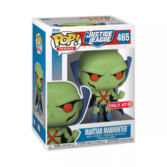 Funko Justice League Martian Manhunter Pop! Vinyl Collectible Figure Limited Edition Exclusive