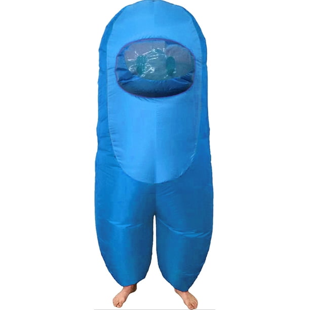 Child's Amongst Us Cyan Imposter Sus Crewmate Killer Inflatable Costume ...