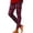 Red, variant on Yoga Pants Women Plaid Print Elastic Lightweight Leggings Cozy Soft Casual Tights Tummy Control Activities Trousers Red L