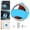Blue, variant on Holster Clip Compatible with Zyn,Silicone Belt Clip & Magnetic Mount Nicotine Pouch Holder,Fits Standard Zyn Cans,Clips to Car Sun Visor,Tool Cabinet,Belt and Backpack for Quick Access