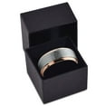 thumbnail image 3 of Tungsten Gamer Pure Grey Ring Men Wedding Grandma Gifts New First Mothers Day Softball Mom, 3 of 7