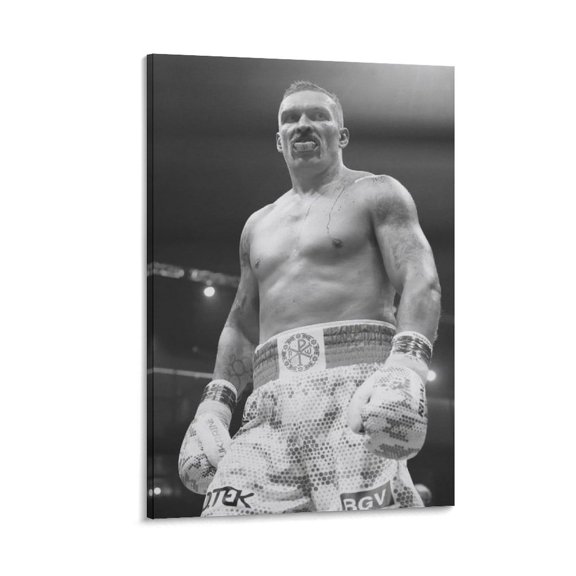 Oleksandr Usyk Canvas Poster Poster Cool Artworks Painting Wall Art Canvas Prints Hanging Picture Home Decor Posters Gift 16x24inch(40x60cm)