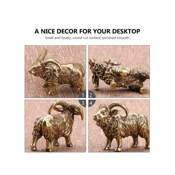 1 Pc Practical Goat Shape Ornament Desktop Ornament Tabletop Decor for Shop Home Office