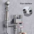thumbnail image 4 of Angle Valve Toilet Spray Gun 1 Set Dual Control Universal High Quality, 4 of 8