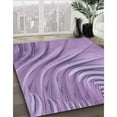 thumbnail image 2 of Ahgly Company Indoor Rectangle Patterned Bright Lilac Purple Area Rugs, 2' x 3', 2 of 6