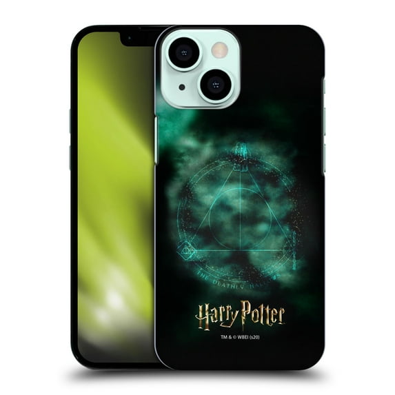 Head Case Designs Officially Licensed Harry Potter Deathly Hallows XXXV Triangle Symbol Hard Back Case Compatible with Apple iPhone 13 Mini