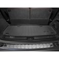 thumbnail image 2 of Weathertech Cargo Area Liner 40601 Direct Fit; Raised Edges; Black; Thermoplastic Elastomer TPE Injection Molded Material; Non-Skid; To Back Of 3rd Row, 2 of 9