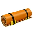 thumbnail image 3 of Gymax 87'' x 36'' 3-layer Floating Pad Mat Water Sports Recreation Relaxing Orange, 3 of 6