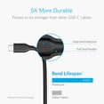 thumbnail image 7 of Anker , Powerline USB 3.0 to USB C Charger Cable (10ft) with 56k Ohm Pull-up Resistor for Samsung Galaxy Note 8, S8, S8+, S9, Oculus Quest, Sony XZ, LG V20 G5 G6, HTC 10 and More, 7 of 7