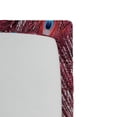 thumbnail image 2 of Ambesonne Burgundy Fitted Sheet, Peacock Bird Surreal, Queen Size, Burgundy Blue, 2 of 2