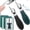 Green+Black, variant on Eagle Beak Beveled Nail Clippers, Ergonomic Long Handle Wide Jaw Opening Anti-Splash Slanted Nail Clipper,for Thick Nails,Seniors,Ingrown