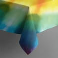 thumbnail image 4 of Tie Dye Soft Petal Ring Pattern Rectangle Tablecloth 60"x102",Waterproof Polyester Rectangle Table Cloth, Wipeable Spillproof Polyester Tablecloth for Dining, Camping, Indoor and Outdoor, 4 of 6