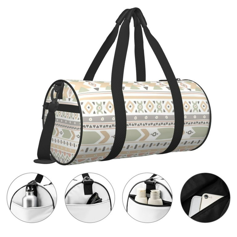ZICANCN Boho Trendy Chic Travel Duffle Bag Sports Tote Gym Bag Weekenders Bags for Women Men