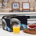 thumbnail image 5 of KLL Cat Astronaut Print 4 Slice Toaster Dust Covers Kitchen Small Appliance Cover with 2 Pockets,Can hold Jam Spreader Knife & Toaster Tongs (12.4 x 10.6 x 8.2), 5 of 6