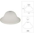 thumbnail image 5 of B&P Lamp Small Frosted Torchiere Lamp Shade with 3-Way Black Socket and Ring, 5 of 7