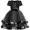 Black, variant on Girls Dress Short Sleeve Red Ball Gown Wedding Party Pageant 6 Years