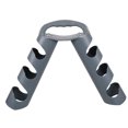 thumbnail image 3 of HORIALENCE 1Pack Grey Plastic Dumbbell Rack For Home Gym Weight Storage And Prevent Rolling 36X18X9cm, 3 of 5