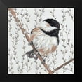 thumbnail image 2 of Norman, Michele 12x12 Black Modern Framed Museum Art Print Titled - Wee Chickadee, 2 of 5