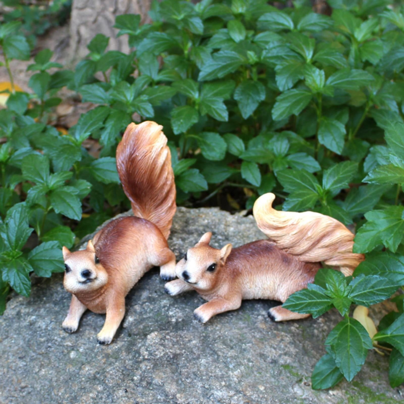 Wall hangs,Squirrel Statue Garden Hanging Statue Decoration Outdoor Statue Squirrel Decoration Animal Statue Sculpture Decoration For Tree Courtyard Patio Decoration