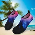 thumbnail image 6 of Men and Women a Slip On Barefoot Quick-Dry Beach Aqua Yoga Water Shoes (Nebula/Black, 11.5-12.5 Men), 6 of 8