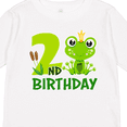 thumbnail image 4 of Inktastic 2nd Birthday Prince Frog Boys Long Sleeve Toddler T-Shirt, 4 of 5