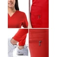 thumbnail image 5 of Adar Pro Flawless Plus Scrub Set For Women - Elevated V-Neck Top & Jogger Scrub Pants, 5 of 7