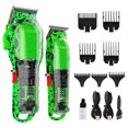 thumbnail image 1 of Tuanchuanrp Cortapelos profesionales para hombres Cortapelos de peluquero inalámbricos para corte y aseo del cabello Pantalla LED Cortapelos y recortadora para corte de pelo de peluquero con 8 peines, 1 of 5
