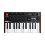 Akai Professional MPK Mini Play MK3 Standalone Mini Keyboard with Performance DJ Headphones Package