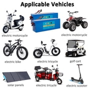 36V 10Ah Ebike Battery 36V Lithium Battery 750W Without Charger for Electric Bicycle Scooter