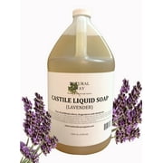 Natural Way Organics Ultra Mild Lavender  Castile Soap - Make Your Own DIY Green Cleaning Products - 100% Pure -No Artificial Chemicals, Fragrances or Colorants 1 Gallon (128 ounce)
