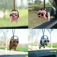 thumbnail image 4 of SPRING Cute Panda/Pig Car Pendant Auto Rearview Mirror Pendants Decoration Accessories Hanging Panda, 4 of 4