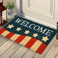 thumbnail image 4 of Jierger 4th of July Doormat American Flag Stars Stripes Patriotic Doormats Entrance Door Rug Summer Floor Mat for Memorial Day Independence Day Flag Day Home Holiday Decor 15.75x23.62 inches, 4 of 6