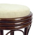 thumbnail image 3 of SK New Interiors Pier Stool Plant Stand ECO Natural Rattan Wicker Handmade Design, Dark Brown, 3 of 8