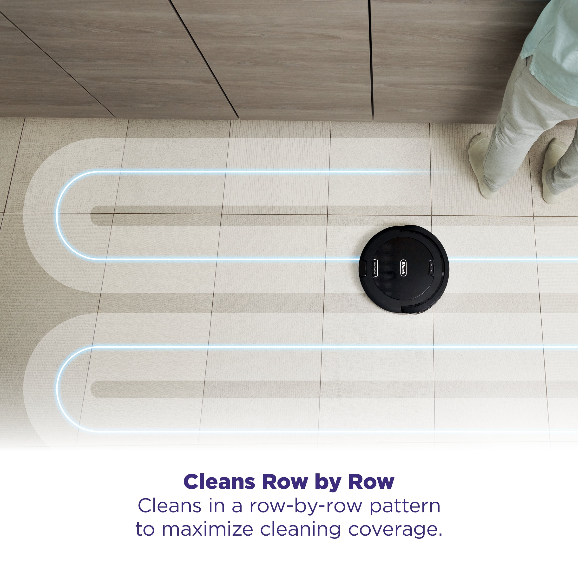 Shark Navigator Robot Vacuum, Self-Emptying, Smart Path Navigation, Object Detect & Avoid, RV2100AE