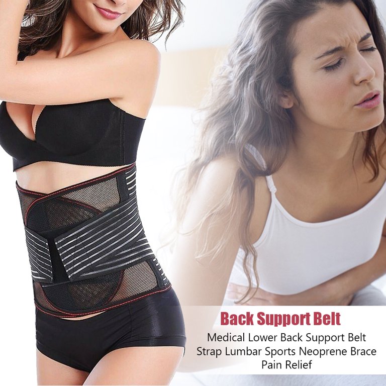 Medical Lower Back Support Belt Strap Lumbar Sport Neoprene Brace