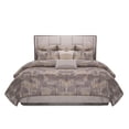 thumbnail image 3 of Michael Amini Roxbury Park Cal. King Multi-Panel Velvet Bed in Slate Ash, 3 of 9