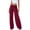 Wine, variant on Besolor Womens Wide Leg Pants Elastic High Waisted Casual Loose Loungewear Workout Athletic Gym Yoga Trousers