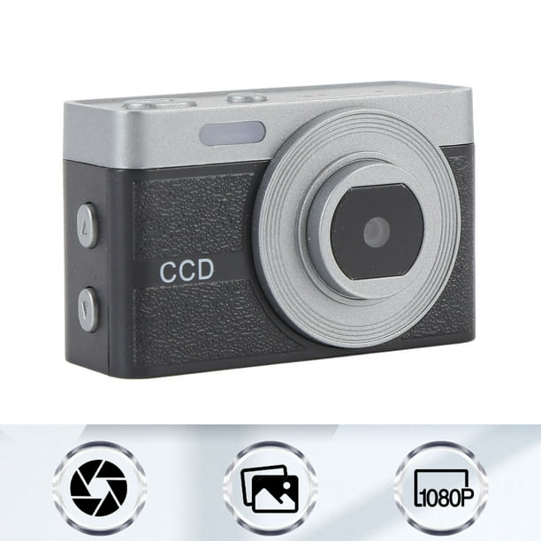 Mini cámara digital con pantalla lcd completa de 1080p HD 12MP Small Compact Portable Video Recorder para Grabación de Video de Fotografía, Para Niños para Niños