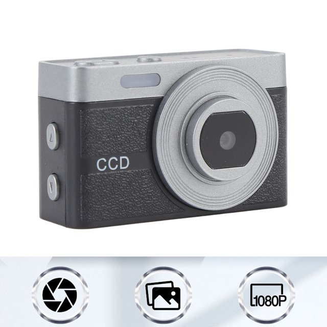 Mini cámara digital con pantalla lcd completa de 1080p HD 12MP Small Compact Portable Video Recorder para Grabación de Video de Fotografía, Para Niños para Niños