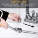 thumbnail image 4 of Garlic Press Mincer - 304 Stainless Steel Garlic Crusher Peeler Set, Detachable, Heavy-duty, Rust Proof Garlic Mincer, 4 of 5