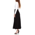 thumbnail image 2 of KIKI RIKI Maxi Panel Skirt with Elastic Waist for Womens/Teens 36 Inch Length Black Small, 2 of 2