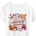 thumbnail image 3 of Star Wars - Valentine Logo Scribbly - Women's Short Sleeve Graphic T-Shirt, 3 of 5
