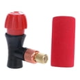 thumbnail image 4 of Adaptador de válvula para bomba de CO2 para neumáticos de bicicleta, minibomba de aire, conexión roscada Cubierta de esponja roja, 4 of 9