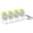 Green, variant on Keyboard Fidget Toy - Clicky, Creamy & Silent Stress Relief Fidget Clicker Keychain - Quiet Fidget Toy for Adults