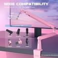 thumbnail image 3 of Soporte de micrófono Boom Arm FIFINE Low Profile Pink-BM88P para micrófono, 3 of 9