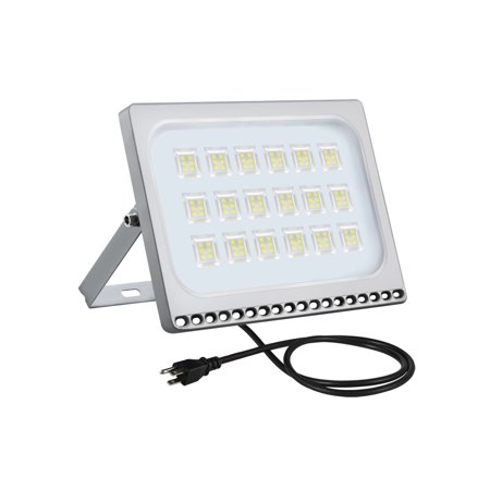 

100W 6Th Generation Flood Light Ultra-Thin Cold White American Standard With Plug 110V